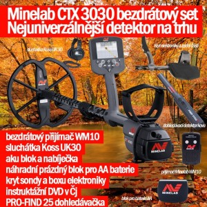 detektor kovu Minelab ctx3030